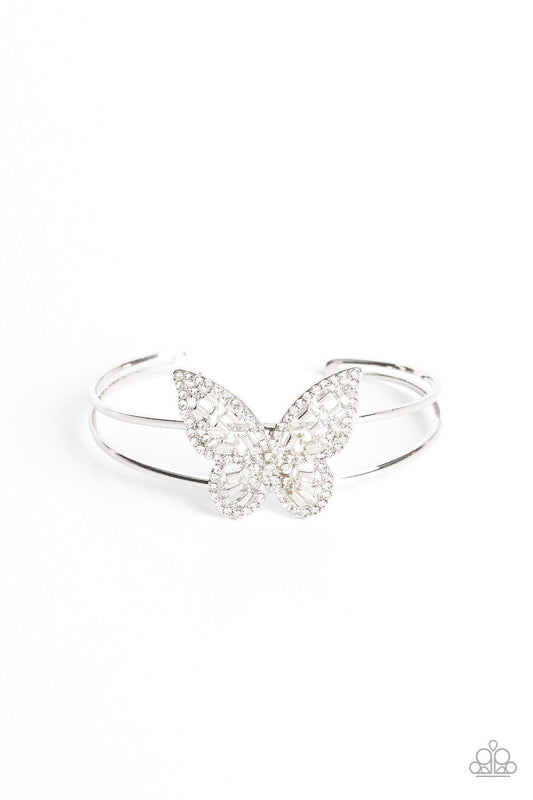 Butterfly Bella - White Bracelet