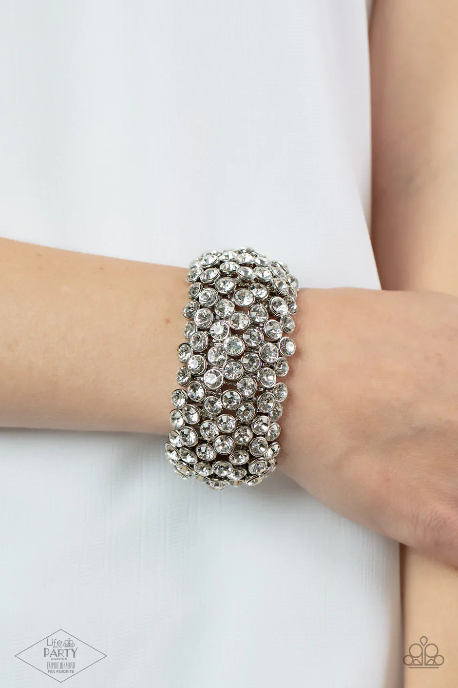 Paparazzi Empire Diamond Exclusive- Playing With Fire- 2013 Zi Collection Bracelet - Pusher P