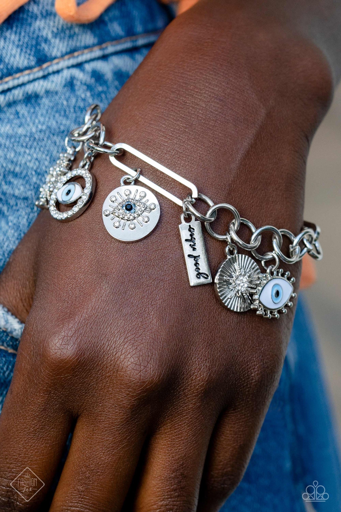 3pc Set: Friday Night VIBES - Blue Necklace & VIBE Over Matter - Blue Necklace & VIBE to the Rhythm - Blue Bracelet-March 2023 Fashion Fix