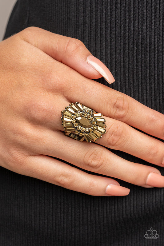 Daringly Deco - Brass Ring