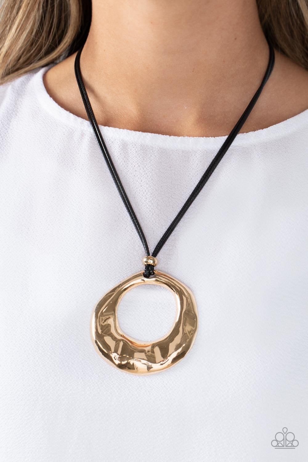 Paparazzi Tectonic Treasure - Gold Necklace