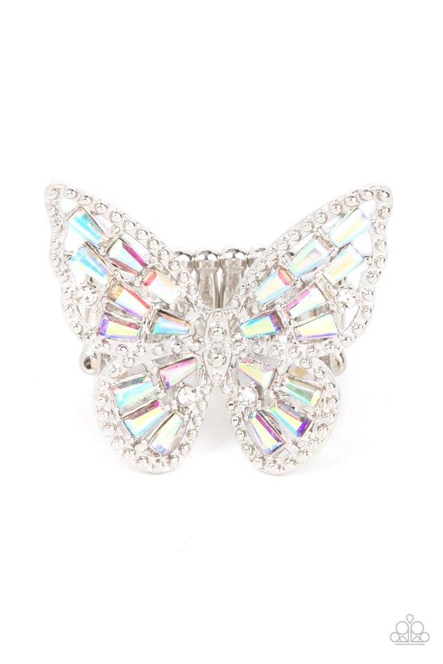 Paparazzi Bright-Eyed Butterfly -Multi Ring- Paparazzi Accessories Jewelry