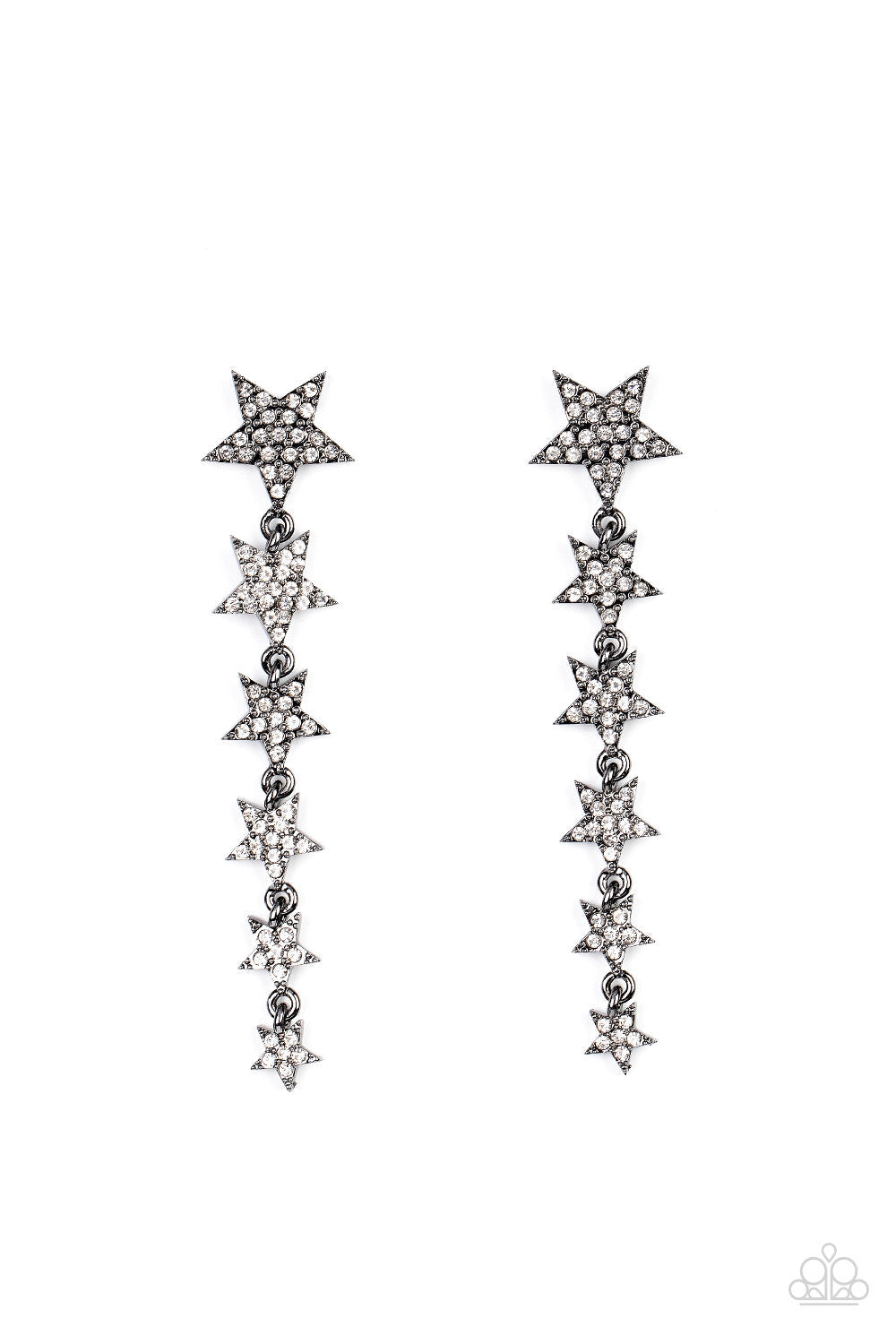 Americana Attitude - Black Earrings