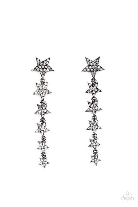 Americana Attitude - Black Earrings