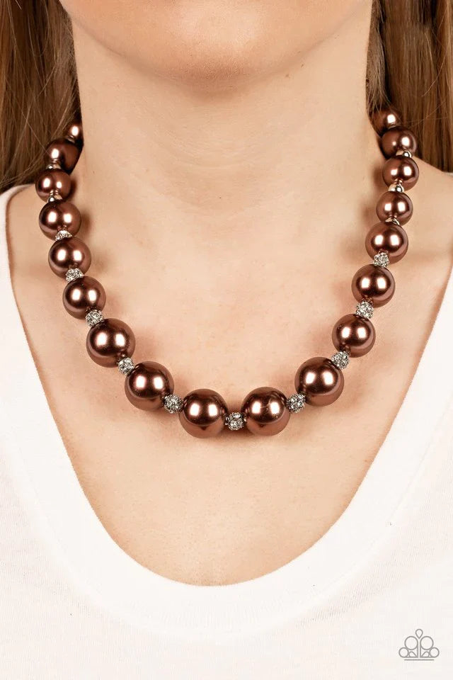 Sail Away With Me - Brown Necklace