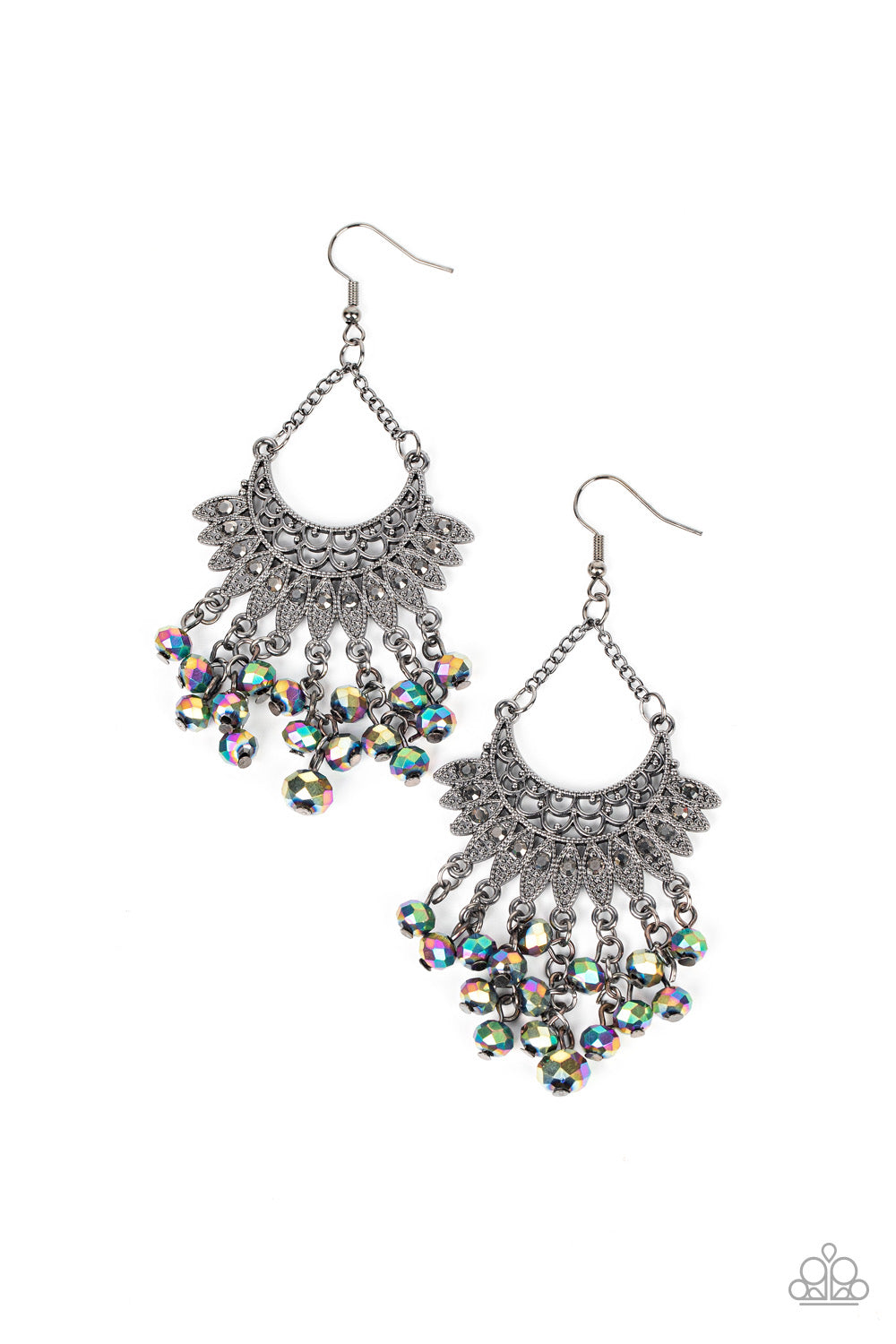 Paparazzi Chromatic Cascade - Chandelier Earrings - Multi Earrings - Paparazzi Jewelry Images