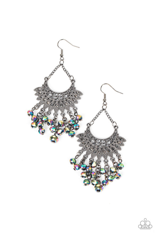 Paparazzi Chromatic Cascade - Chandelier Earrings - Multi Earrings - Paparazzi Jewelry Images