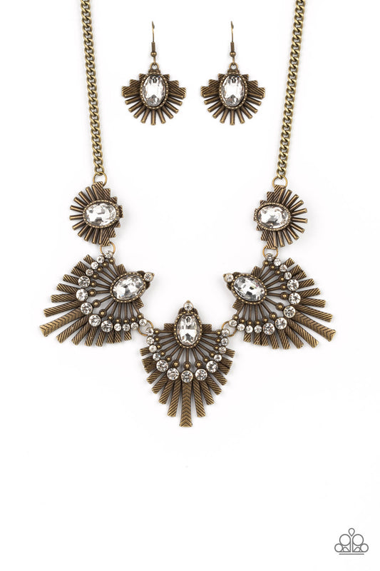 Miss YOU-niverse - Brass Necklace
