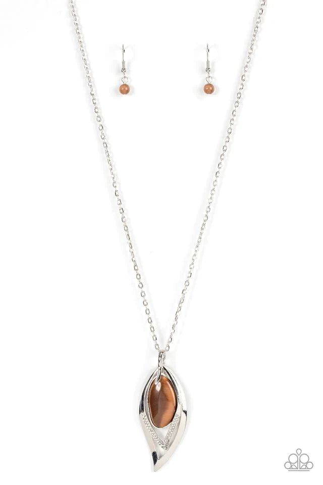 Paparazzi Magical Meadow - Brown Necklace Paparazzi Jewelry Images