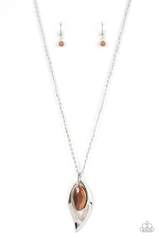 Paparazzi Magical Meadow - Brown Necklace Paparazzi Jewelry Images