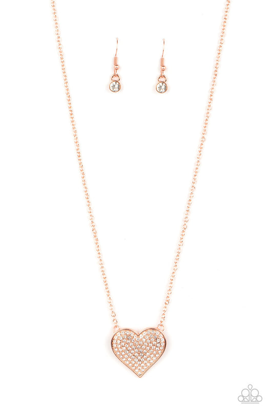Spellbinding Sweetheart - Copper Heart Necklace