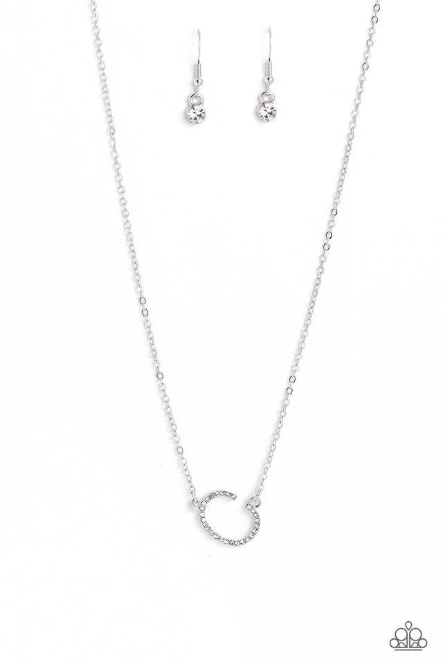 INITIALLY Yours - C - White Necklace