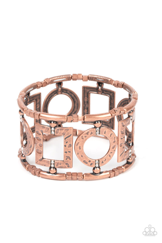 Framed and Fabulous - Copper Bracelet
