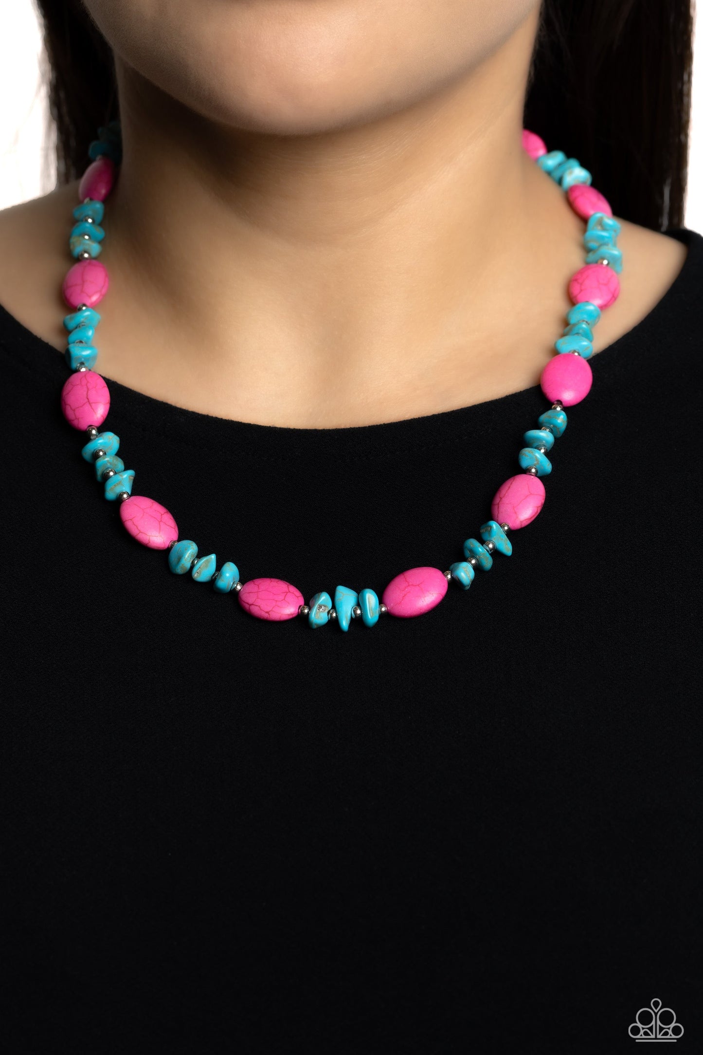 Paparazzi Stone Age Showcase - Pink Bracelet
