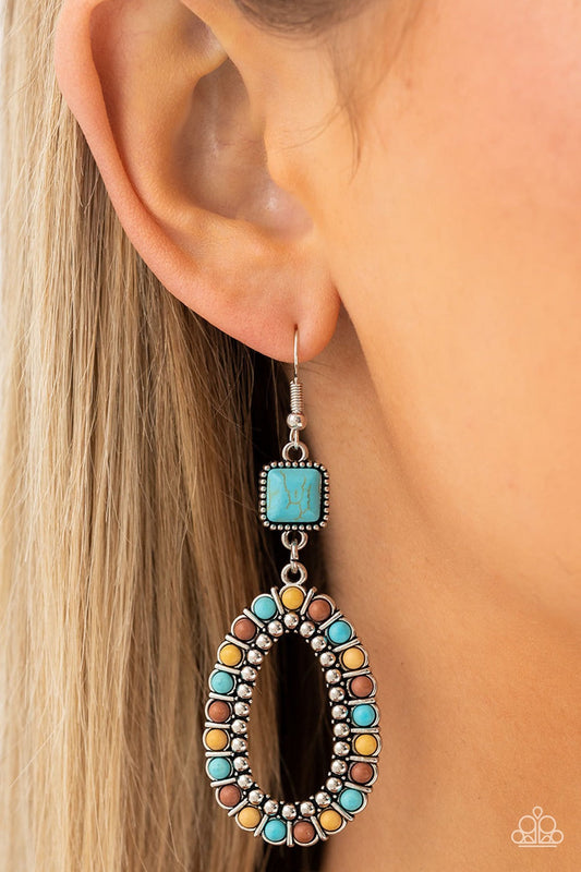 Paparazzi Napa Valley Luxe - Multi Earrings - Pusher P