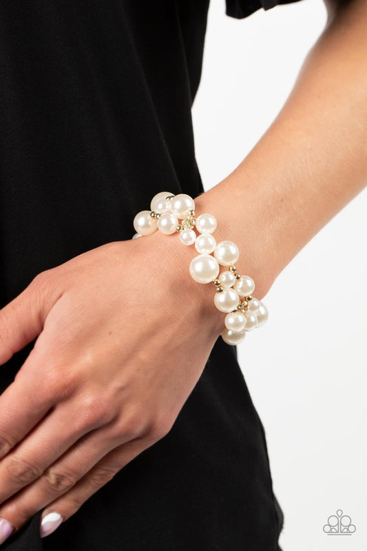 Paparazzi Her Serene Highness - Gold Bracelet - Pusher P