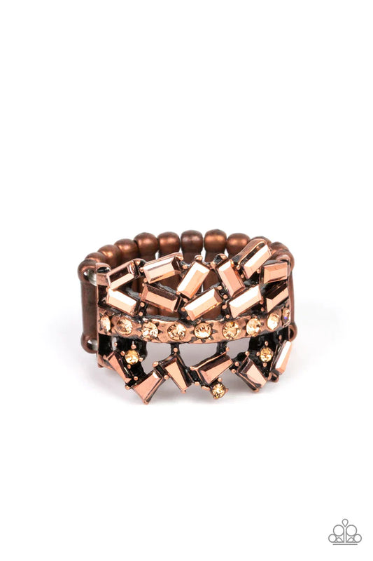 Paparazzi Scattered Sensation - Copper Ring