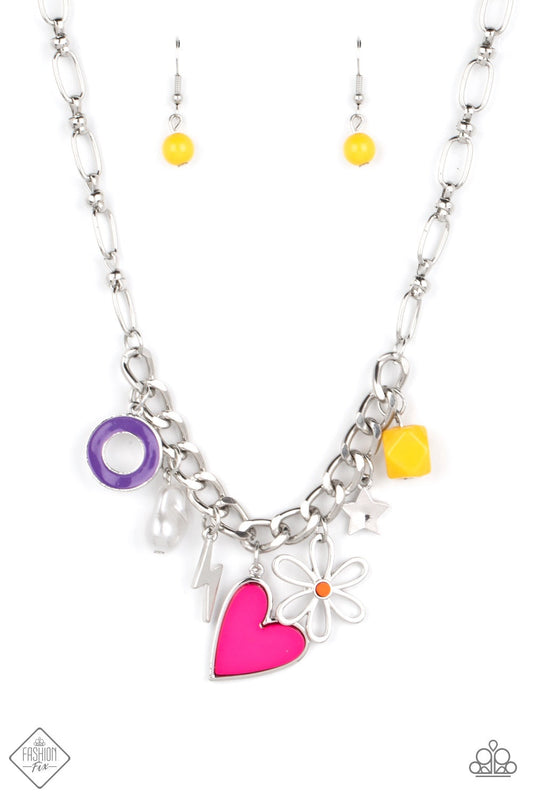 Paparazzi September 2022 Fashion Fix: Living in CHARM-ony - Multi Necklace