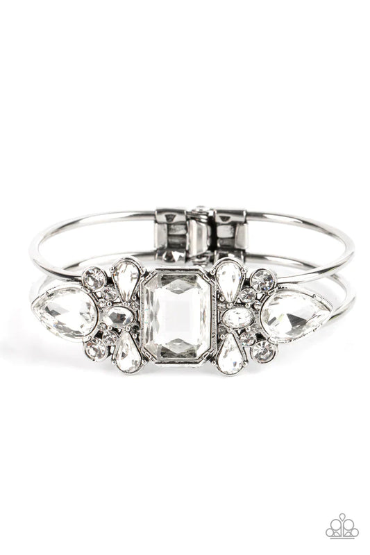 Call Me Old Fashioned - White Bracelet