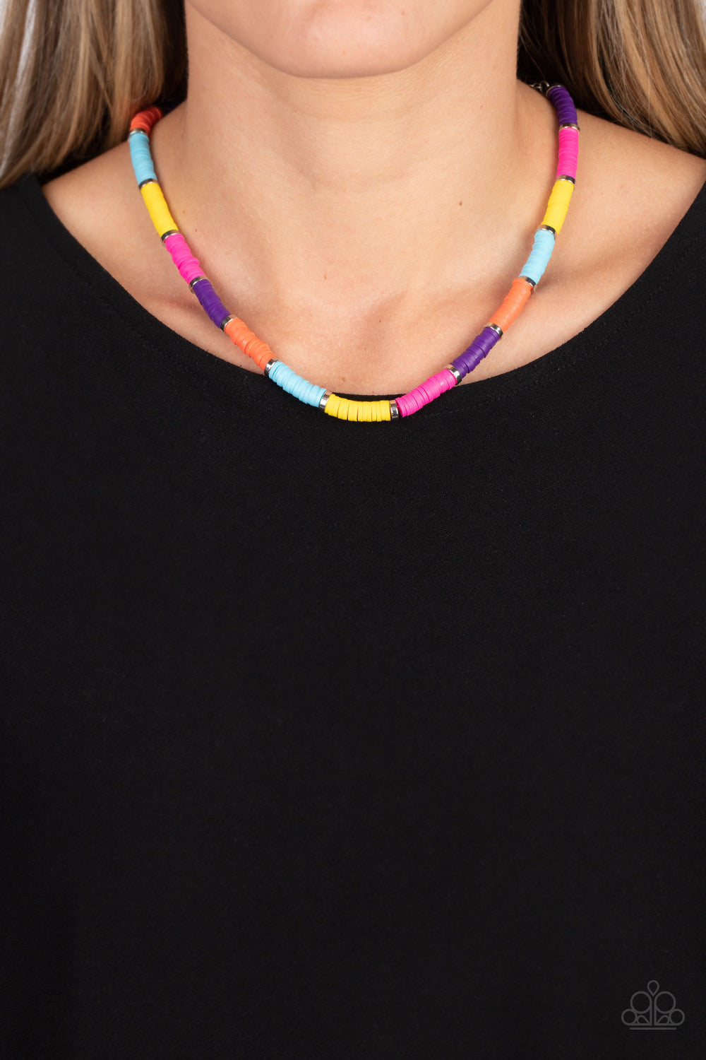 Paparazzi Rainbow Road - Multi Necklace -Paparazzi Jewelry Images