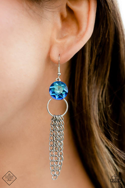 2pc set: Excalibur Extravagance - Blue Necklace & Arthurian A-Lister - Blue Earrings- December Fashion Fix