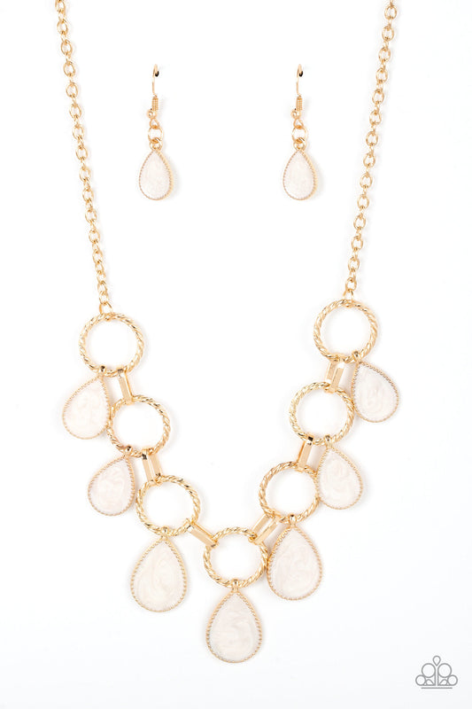 Paparazzi Golden Glimmer - Gold Necklace