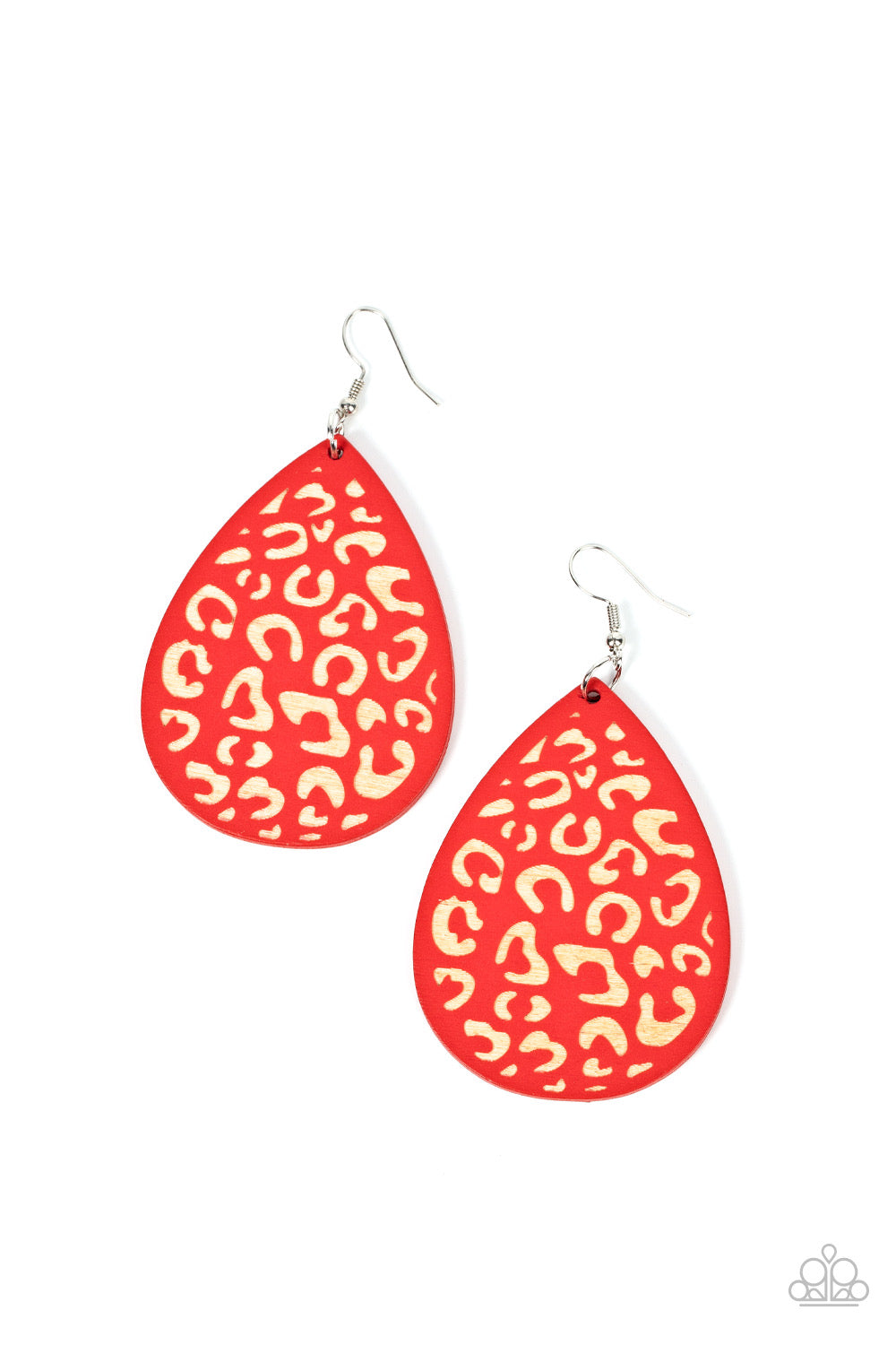 Suburban Jungle - Red Earrings