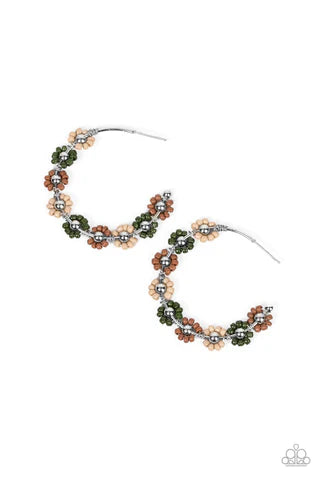 Growth Spurt Green Hoop Earring