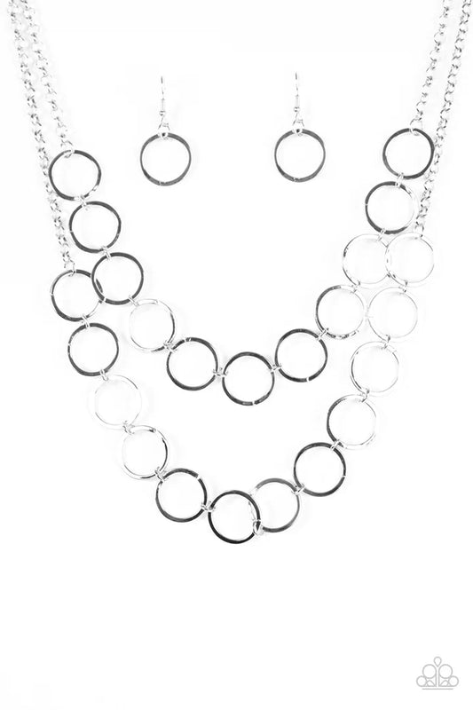 Bling The Alarm - Silver Necklace
