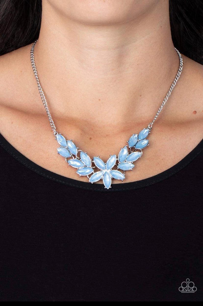 Ethereal Efflorescence- Blue Necklace -Pusher P - 2023 Empower Me Pink Necklace