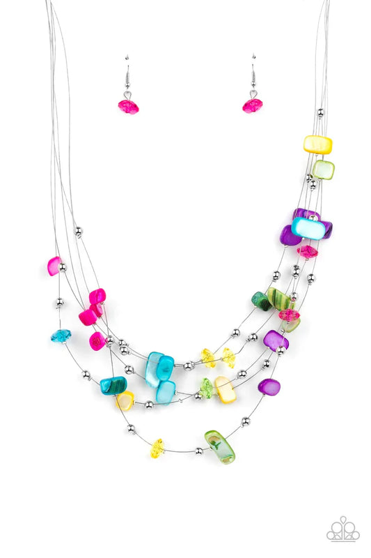 Paparazzi Prismatic Pebbles Multi Necklace Paparazzi Jewelry Images