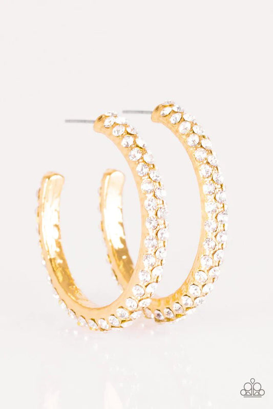 Make It A Triple! - Gold Earring