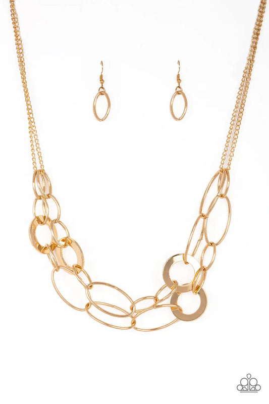 Metallic Maverick - Gold Necklace