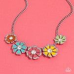 Flower Jewelry - Paparazzi Playful Posies Necklace Paparazzi jewelry image