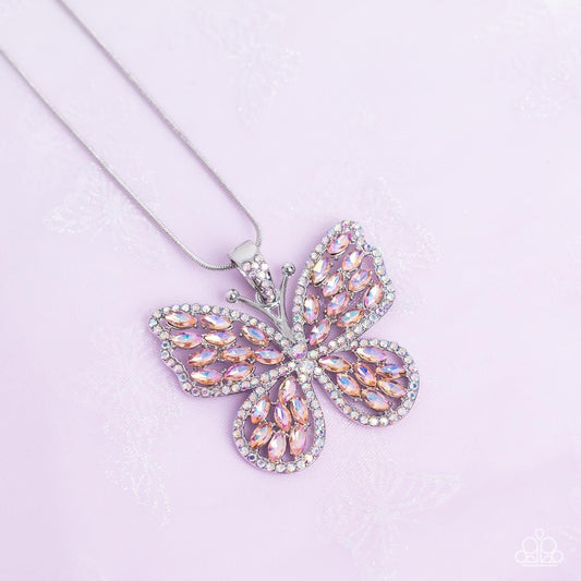 Fame and FLUTTER - Multi Butterfly Necklace - Empire Diamond Exclusive