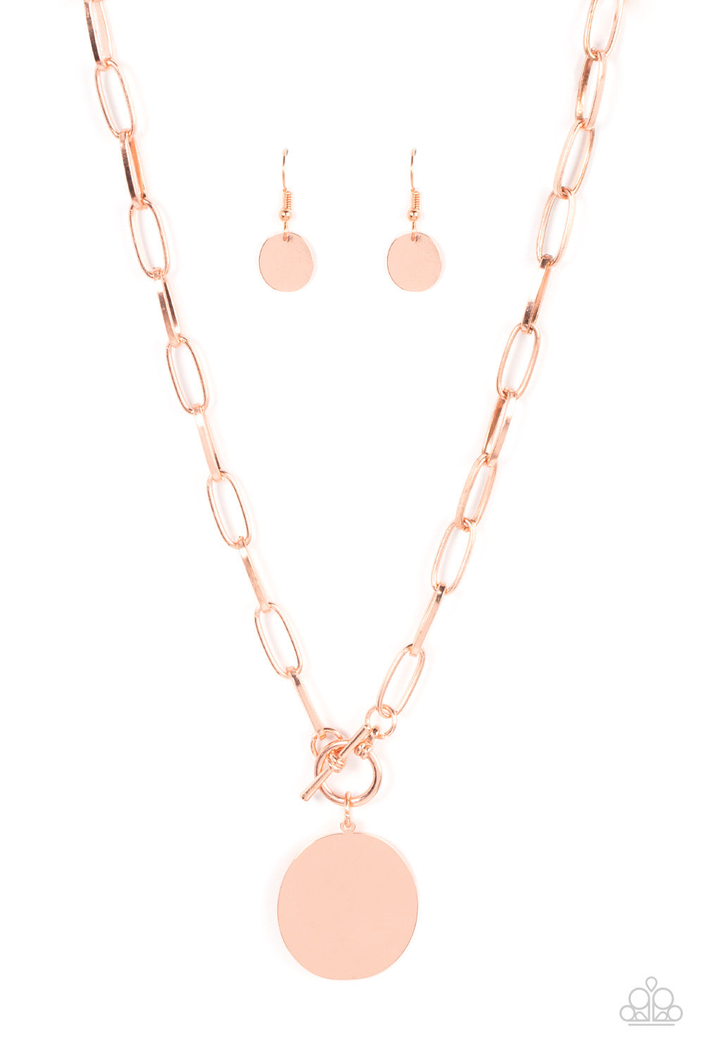 Tag Out - Copper Necklace