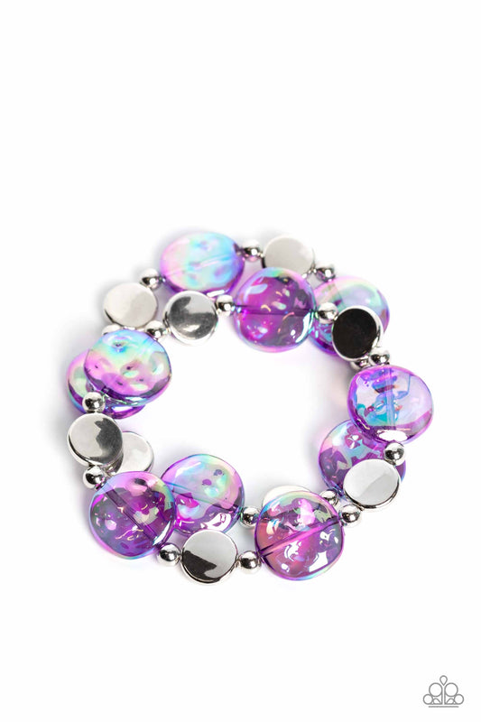 Discus Throw - Purple Bracelet- 2023 Empower Me Pink Exclusive