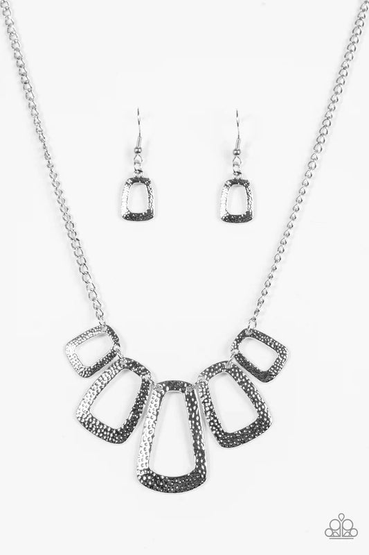 Nice Framework- Silver Necklace