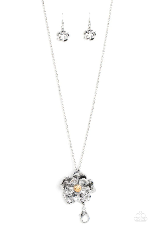 Homegrown Glamour - Silver Lanyard
