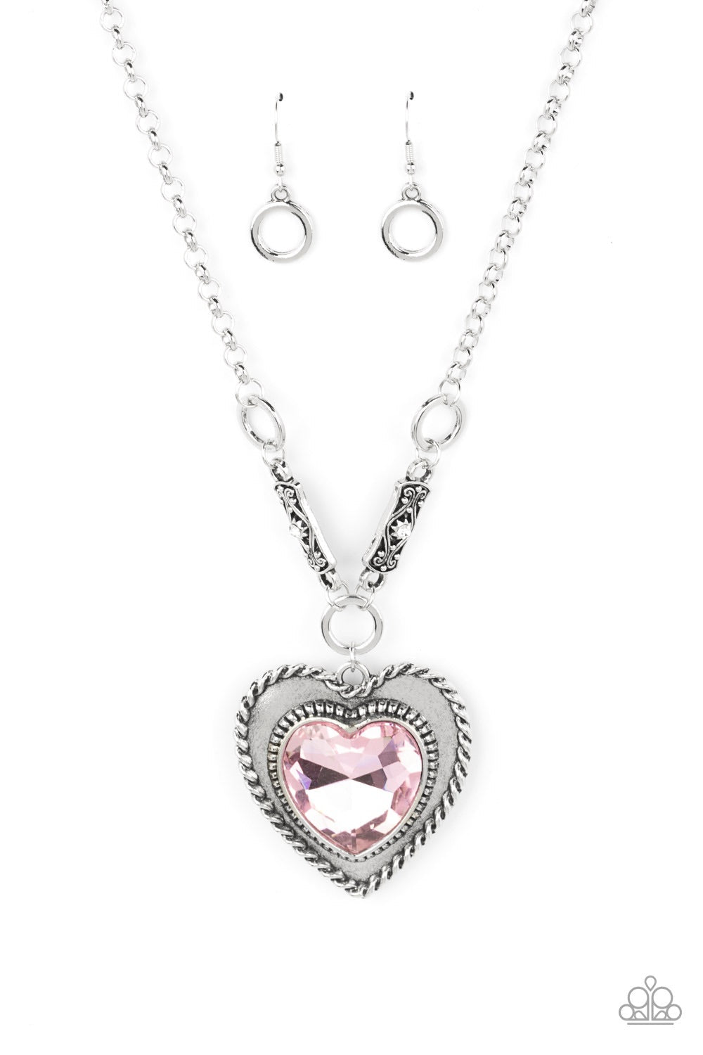 Heart Full of Fabulous - Pink Necklace - Pusher P
