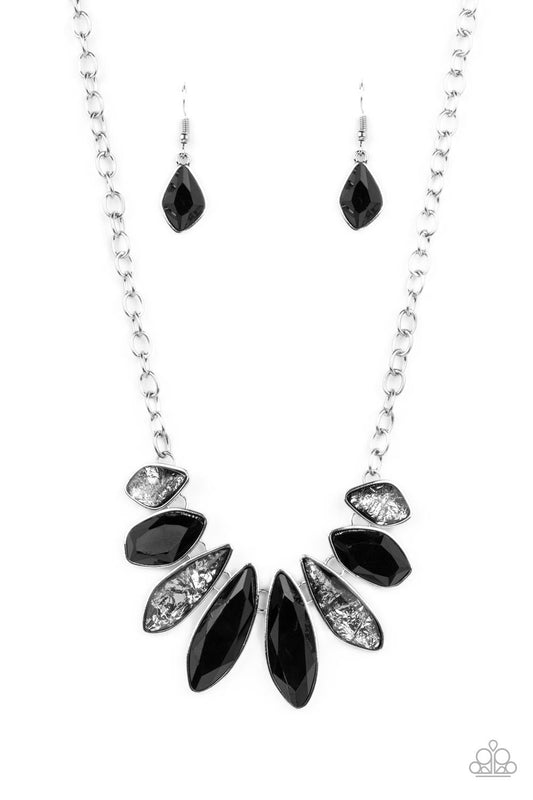 Paparazzi Crystallized Couture - Black Necklace - Paparazzi Jewelry Images