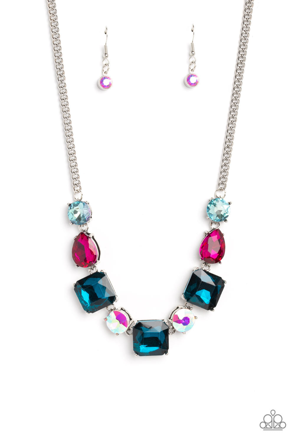 Paparazzi Elevated Edge - Multi Necklace- March 2023 Life of the Party