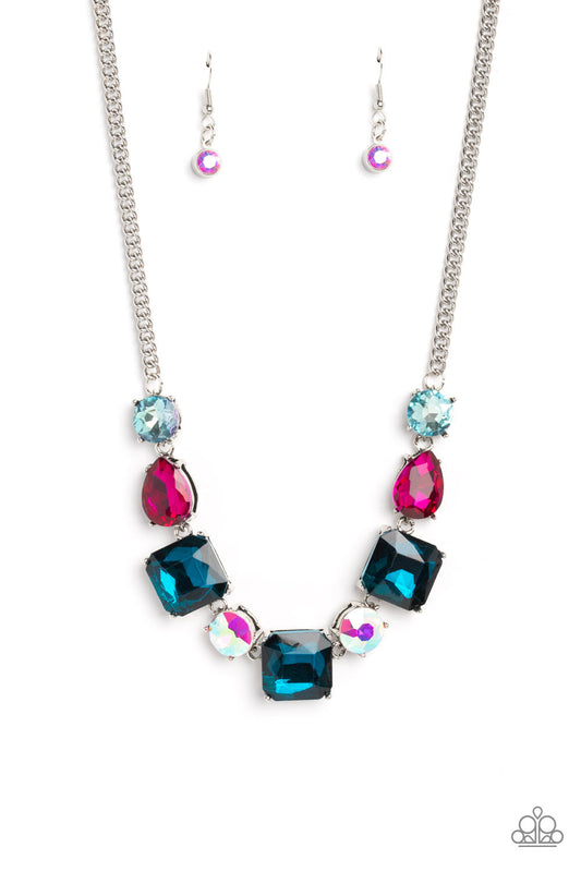 Paparazzi Elevated Edge - Multi Necklace- March 2023 Life of the Party