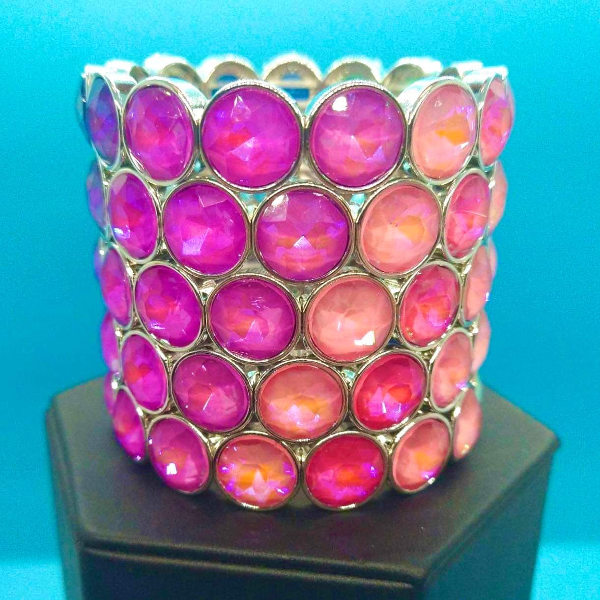 Radiant on Repeat - Multi Bracelet - Pink Diamond Life of the Party Exclusive