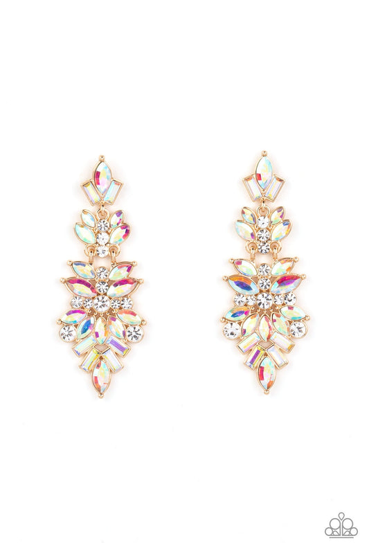 Paparazzi Frozen Fairytale - Multi Iridescent Earrings