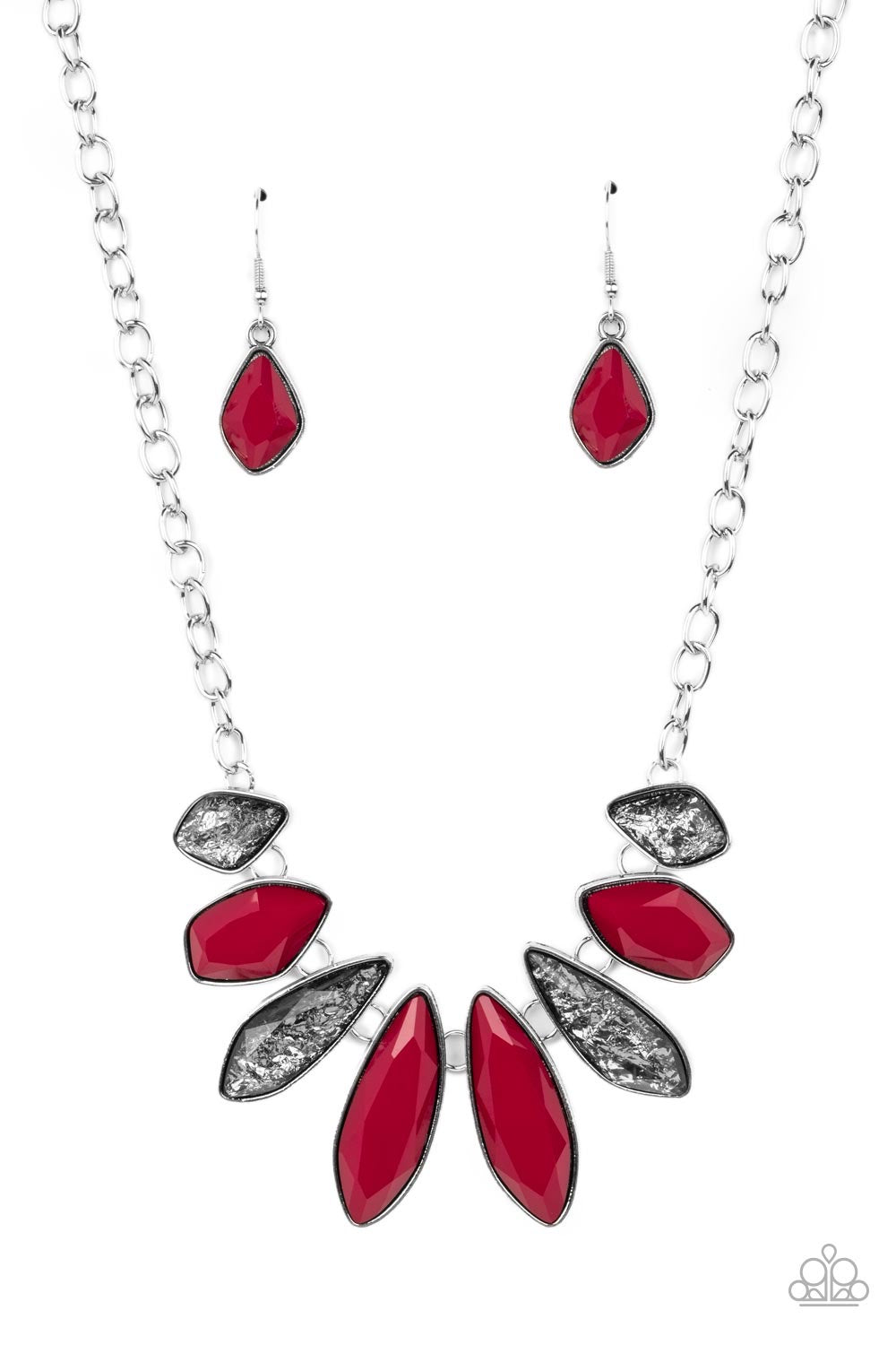 Paparazzi Crystallized Couture - Red Necklace -paparazzi jewelry images