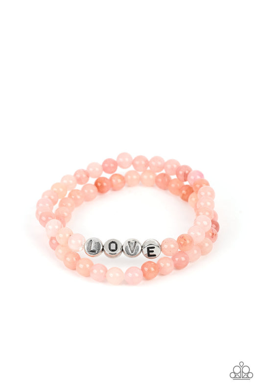Paparazzi Devoted Dreamer - Pink Bracelet -Paparazzi Jewelry Images