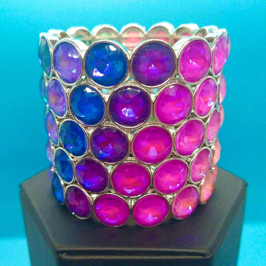 Radiant on Repeat - Multi Bracelet - Pink Diamond Life of the Party Exclusive