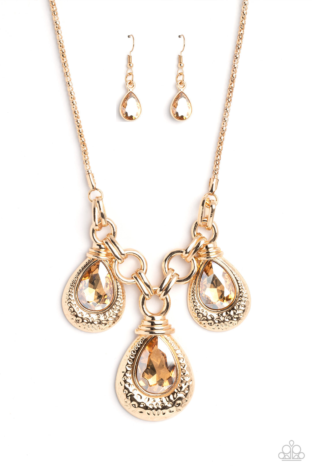 Paparazzi Built Beacon - Gold Necklace Paparazzi Jewelry Images