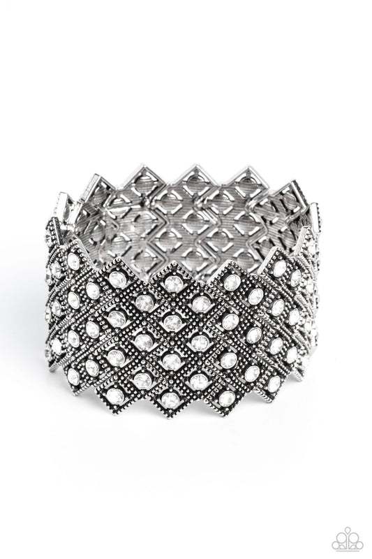 DECO in the Rough - White Bracelet- 2023 Empower Me Pink Exclusive